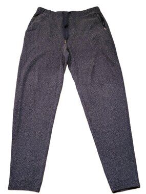 Eddie Bauer Lounge Pants Mens M Black Cotton Drawstring Relaxed Comfort